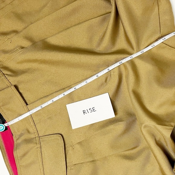 J. Crew NWT Tapered Pants with Front Pleats 14 khaki tan high rise relaxed - Picture 10 of 13